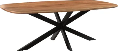 Produktbild von Tisch Jesper 230x105x76 cm Mangoholz Stahl Natur Schwarz