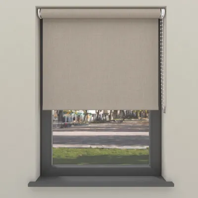Produktbild von Cocoon Home Verdunkelungsrollo 90x275 - Verdunkelnd - Beige  mit Struktur