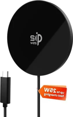 Obrázek produktu pro Bezdrátová nabíječka Qi2 – Magnetická nabíječka telefonu – Rychlé nabíjení – Kompaktní design