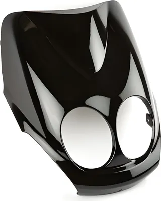 Obrázok produktu pre Str8 čierny predný štít/maska pre yamaha neo z roku 2008