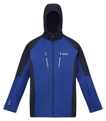 Obrázek produktu pro Regatta – bunda „Calderdale“, nepromokavá, pánská RG8086 (M) (modrá/královská modrá)