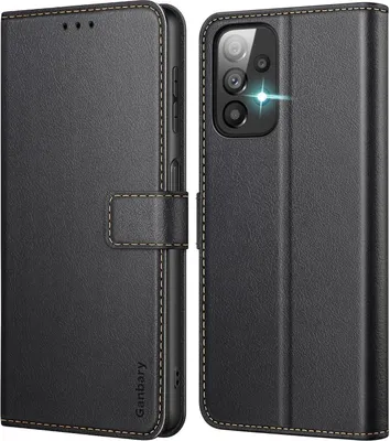 Image de Housse pour Samsung Galaxy A23 4G/5G Noir Housse cuir à rabat fermeture magnétique