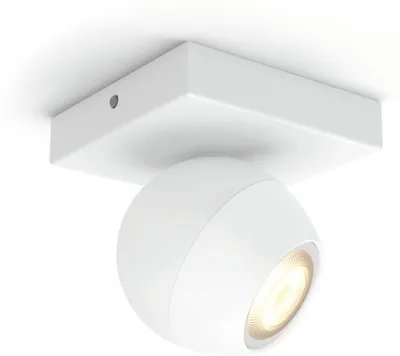 Produktbild von Philips Hue White Amb. Buckram Spot 1 flg weiß 350lm DS-