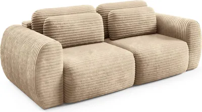 Immagine prodotto di Golgi - Divano Letto 2 Posti, 266x121 cm Beige, Contenitore
