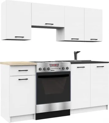Zdjęcie produktu dla BDW kuchnia 180 cm blok kuchenny, biały