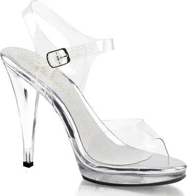 Produktbild von FABULICIOUS FLAIR-408 Transparente Miniplateau Sandalette