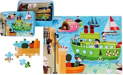 Image de Puzzle bateau à vapeur 100 pièces