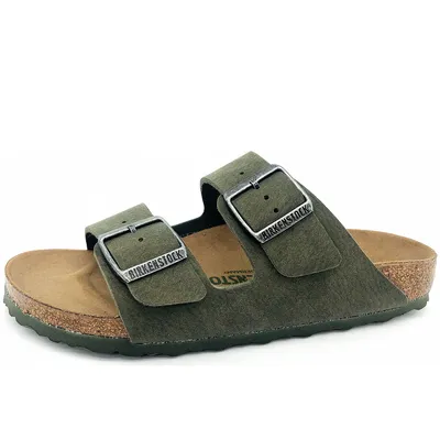 Produktbild von Birkenstock arizona bs[slipper] Damen Pantolette in Grün, Größe 39