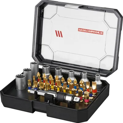 Produktbild von PARKSIDE PERFORMANCE® Bit-Set Torsion Performance PBSP 2 B2 (Bit/Stecknüsse-Set, 39 tlg.)