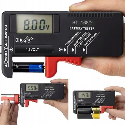 Image de Bigstren 19898 Testeur de piles/appareil de mesure