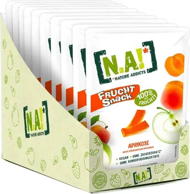 Produktbild von N.A! Nature Addicts Frucht Snack Aprikose 10x35g
