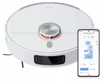 Produktbild von Xiaomi Robot Vacuum S20+ Staubsauger Mit Wischfunktion, 160 Min, Kartenerstellung, Smart