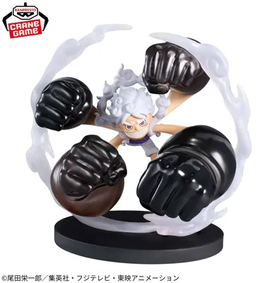 Produktbild von BANDAI Monkey D. Ruffy Gear 5 mit Haki-Fäusten | One Piece Sammelfigur | 12 cm