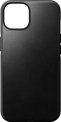 Image de Nomad Modern Horween cuir coque iPhone 14 – Protection contre les chutes de 3 mètres – Compatible avec le chargement MagSafe et sans fil – Développe une patine robuste avec le temps.