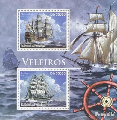 Produktbild von Briefmarken Sao Tome e Principe 2011 Mi Block 819 (kompl. Ausgabe) postfrisch Segelschiffe