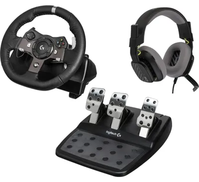 Image de Volant LOGITECH G920 Driving Force + Astro A10 - BLANC