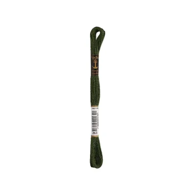 Produktbild von Anchor Sticktwist 4635000-00263 lodengrün Stickgarn, 100 % Baumwolle