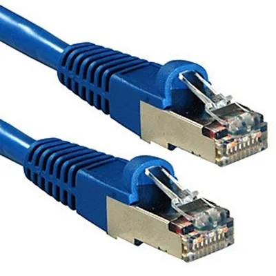 Produktbild von LINDY Patchcable Cat6A S/FTP PIMF LSOH blau 10m