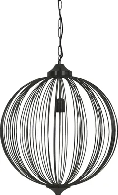 Produktbild von Pendelleuchte - Schwarz - Metall - 50 x 120 cm - 1-flammig