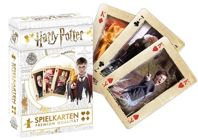 Immagine prodotto di Carte da gioco numero 1 Harry Potter gioco di carte d'oro carte da gioco fan merchandise
