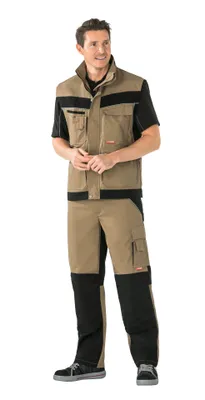 Produktbild von Planam Plaline Weste sand/schwarz Gr. L, 2534052