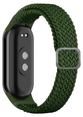 Obrázek produktu pro Elastický design Sportovní tkaný nylonový pásek pro Xiaomi Mi Band 8 Green