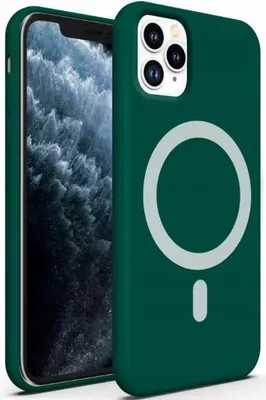 Immagine prodotto di Custodia protettiva MAGSAFE per Apple iPhone 12 Pro verde + vetro