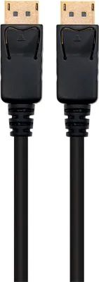 Image de Câble DisplayPort 1.2 Ewent EC1401 Ethernet 4K 2m Noir