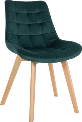 Produktbild von Stuhl HLO-CP134 Samt  grün