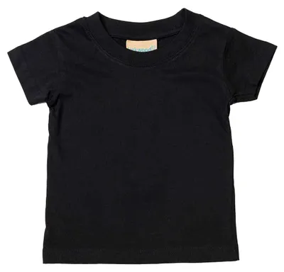 Produktbild von Larkwood - T-Shirt Rundhalsausschnitt für Baby LT5937 (80) (Schwarz)