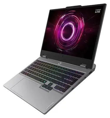 Image de Ordinateur portable de jeu Lenovo Idg Loq 15ahp10 15,6 pouces, R5-220/16 Go/SSD 512 Go/GeForce RTX 5050 8 Go, couleur argent, taille unique / prise UE 220 V, couleur argent, taille unique