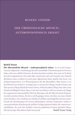 Produktbild von Der übersinnliche Mensch - anthroposophisch erfasst