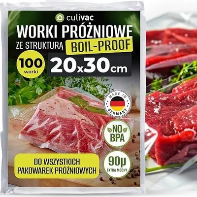 Zdjęcie produktu dla Worki próżniowe 20X30 cm do gotowania sous vide 100 szt.