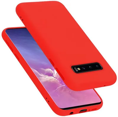 Image de Cadorabo Housse pour Samsung Galaxy S10 4G Housse en rouge Housse pour portable Case Cover TPU Etui