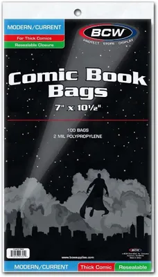 Produktbild von BCW BCW Resealable Current Thick Comic Bags (100 St.)