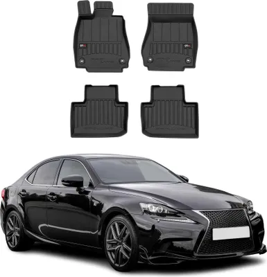 Image de OMAC Tapis de sol en caoutchouc pour Lexus IS Berline 2013-2020 Noir Premium