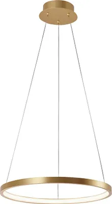 Produktbild von LED Pendelleuchte, Alu, Gold, D 39 cm