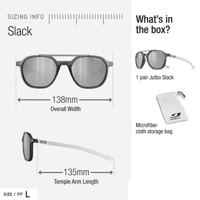 Immagine prodotto di Julbo Slack Occhiali da sole polarizzati Nero Sprectron/CAT3+ Nero Sprectron/CAT3+