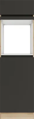 Produktbild von Optifit Backofen/Kühlumbauschrank für 88er Einbaukühlschrank Noah420 BxTxH 60 x 57,1 x 206,8 cm anthrazit matt zerlegt A