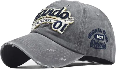Produktbild von Sporty Baseballcap Orlando Original Vintage Style Used Washed Look Retro Outdoor Kappe Mütze Cap Schirmmütze Basecap