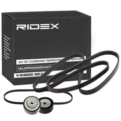 Produktbild von RIDEX 542R0928 Keilrippenriemensatz für RENAULT CLIO II (BB0/1/2, CB0/1/2)
