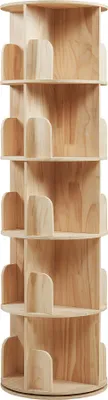 Produktbild von Drehbares Bücherregal für Kinder 'Chasek' 157 x 44 cm Kiefernholz Natur