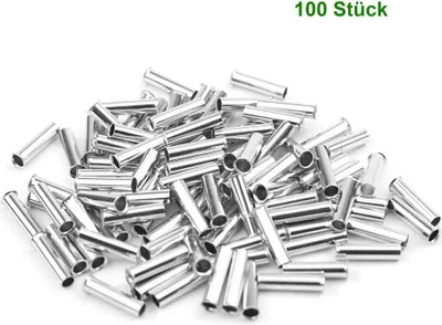 Produktbild von Aderendhülsen isoliert unisoliert blank 0,34-16 mm² Sortiment Box Dose Kabel - Bauform / Art: Unisoliert einadrig blank - Querschnitt: 1,5 mm² - Menge: 100 Stk