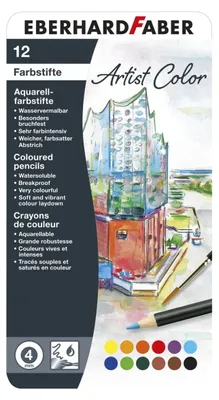 Produktbild von EBERHARD FABER Aquarellstift Artist Color 12er Metalletui