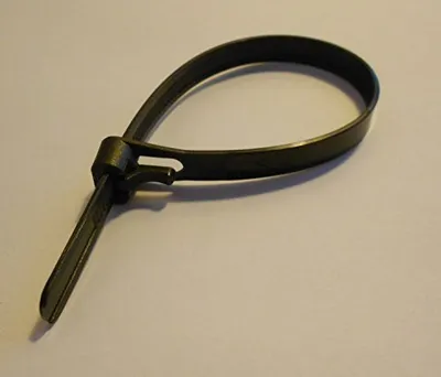 Immagine prodotto di Fascette di cablaggio, nere, staccabili, riutilizzabili 7,5x200
