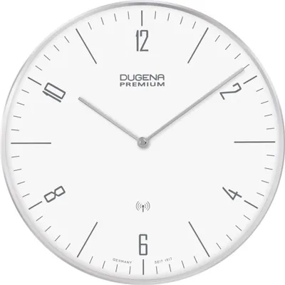 Produktbild von DUGENA 7000997 Funkuhr Wanduhr Analog weiß arabisch