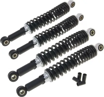 Produktbild von BestPrice Tieferlegung SET kompatibel mit Simson Stossdämpfer schwarz 280mm + 260mm Schwalbe KR51