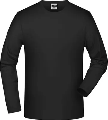 Produktbild von Elastic-T Long-Sleeved Langarm-Shirt mit Elasthan black, Gr. M