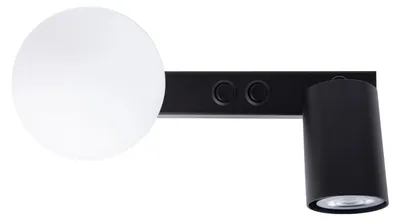 Obrázok produktu pre Nástenná lampa TAVIRA čierno-biela 2xGU10x12W kov rozmery: 18x30x12 cm IP20 Sigma Lighting