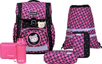 Produktbild von McNeill Schulranzen Bravo Schoolbag Set 9-teilig Buddy pink
